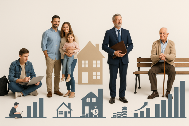 Descubra como organizar suas finanças em cada fase da vida. Veja objetivos, estratégias e erros a evitar dos 20 aos 70 anos no guia completo do Valor7.